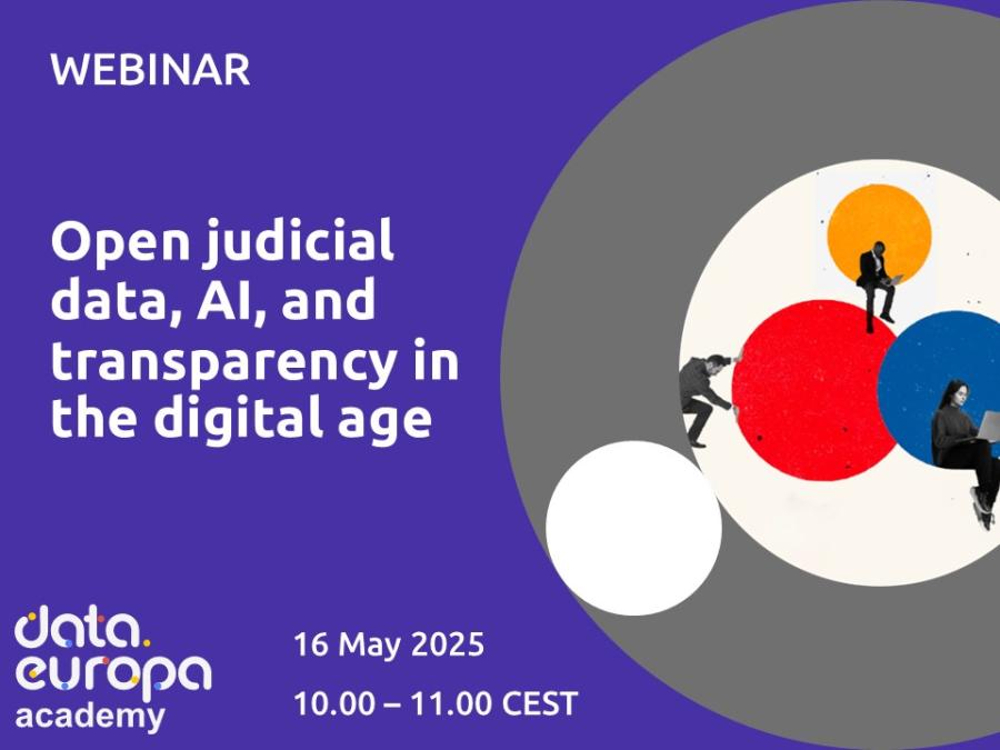 Webinar ‘Open judicial data, AI, and transparency in the digital age’